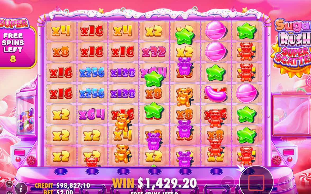 Free Spins round with Multiplier Spots kept across spins