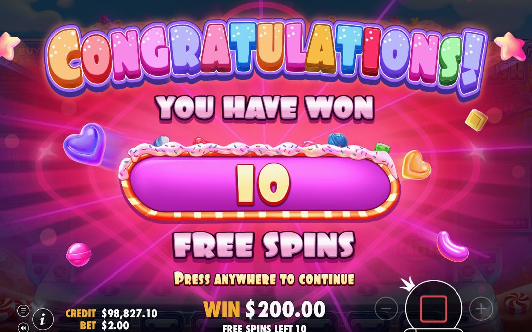 Super Scatter symbol lands on a Free Spins grid